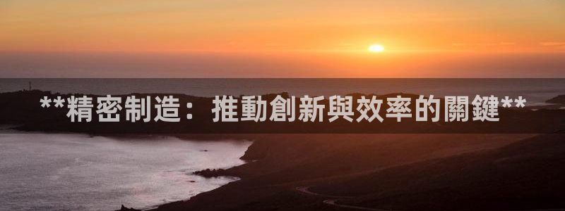 彩神ix官网：**精密制造：推動創新與效率的關鍵**