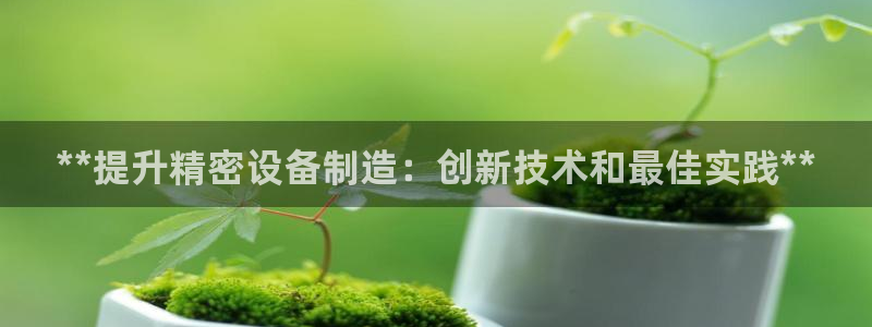 彩神购彩购彩大厅入口v：**提升精密设备制造：创新技术和最佳实践**