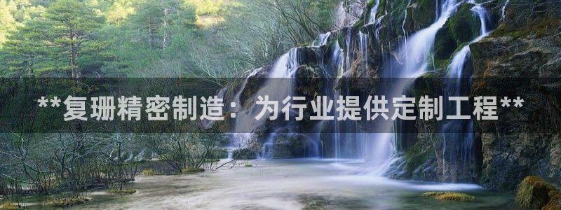 所有彩神购买首页：**复珊精密制造：为行业提供定制工程**