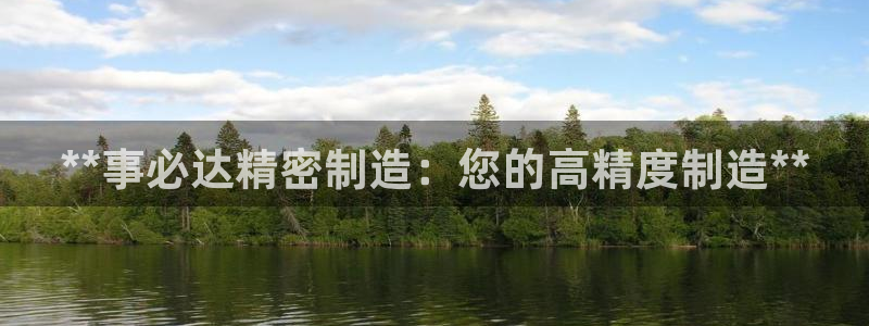 彩神是什么平台：**事必达精密制造：您的高精度制造**