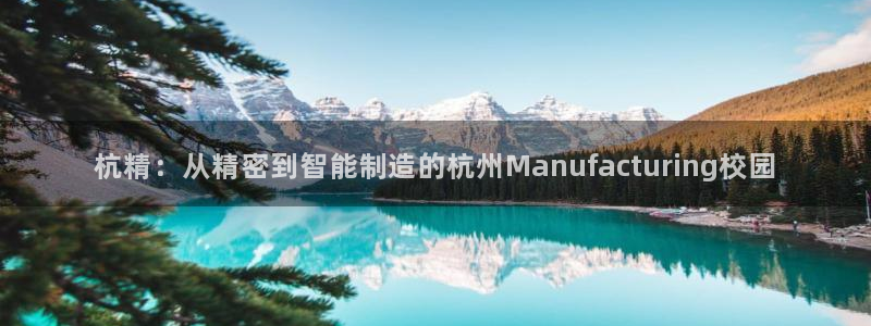 彩神V3大赢家：杭精：从精密到智能制造的杭州Manufacturing校园