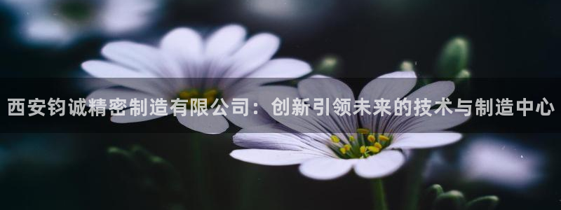 彩神8彩平台：西安钧诚精密制造有限公司：创新引领未来的技术与制造中心