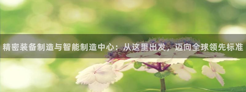 彩神v1官网：精密装备制造与智能制造中心：从这里出发，迈向全球领先标准