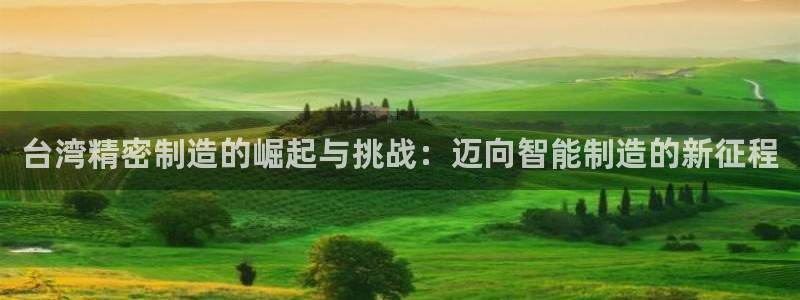 彩神V官网：台湾精密制造的崛起与挑战：迈向智能制造的新征程