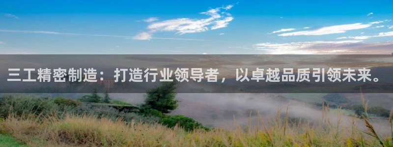 彩神vl官网：三工精密制造：打造行业领导者，以卓越品质引领未来。