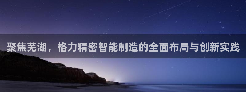 有谁知道彩神争霸的网址：聚焦芜湖，格力精密智能制造的全面布局与创新实践