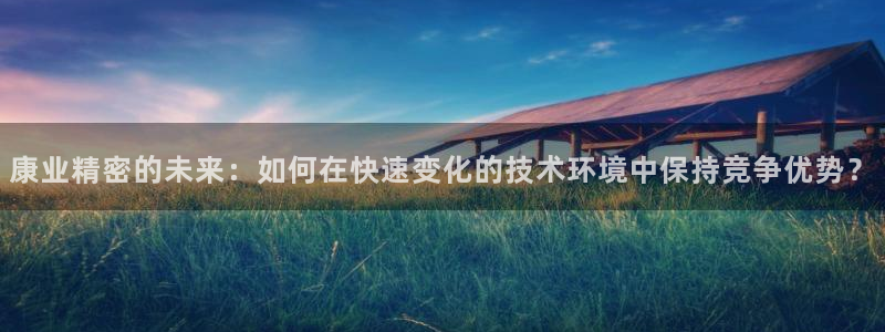 彩神vll首页企业文化：康业精密的未来：如何在快速变化的技术环境中保持竞争优势？