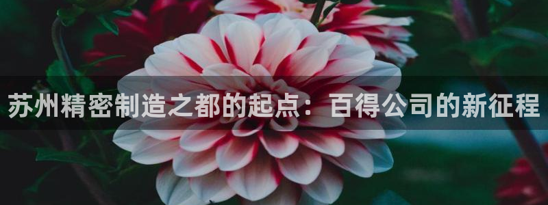 彩神v天天：苏州精密制造之都的起点：百得公司的新征程