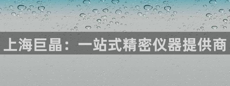 彩神大发官网：上海巨